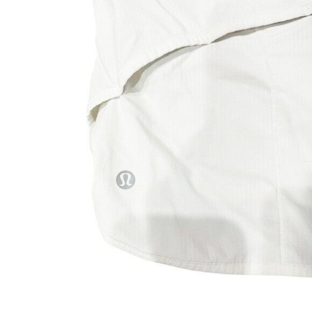 Lululemon White Speed Up Low-Rise Lined Short 2.5" Size 8 - Picture 4 of 9